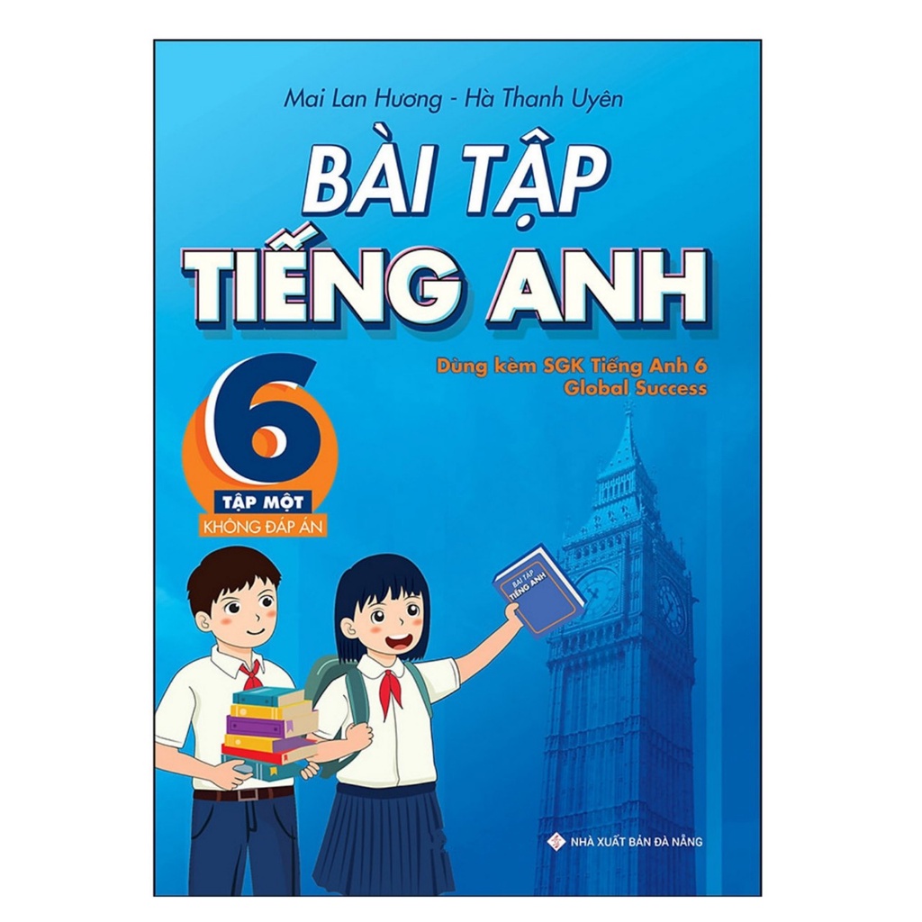 Sách- Bài tập tiếng Anh Lớp 6 Tập 1 Không đáp án (Dùng kèm SGK Global Success)