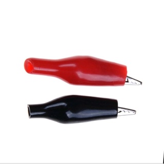 cặp Kẹp Cá Sấu 2.8cm / 3.5cm / 4.5 cm (đỏ + đen)