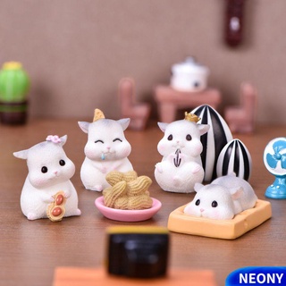 Mô Hình Chuột Hamster Mini Dùng Trang Trí Tiểu Cảnh Diy