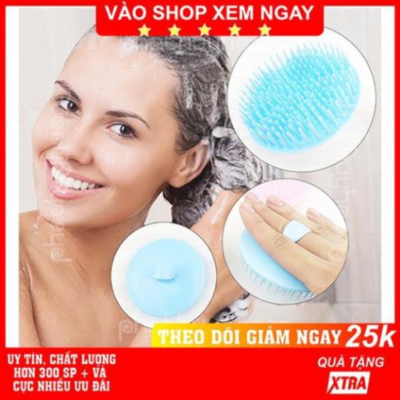 Dụng cụ gội massage đầu giá rẻ bằng nhựa dễ chịu và thoải mái