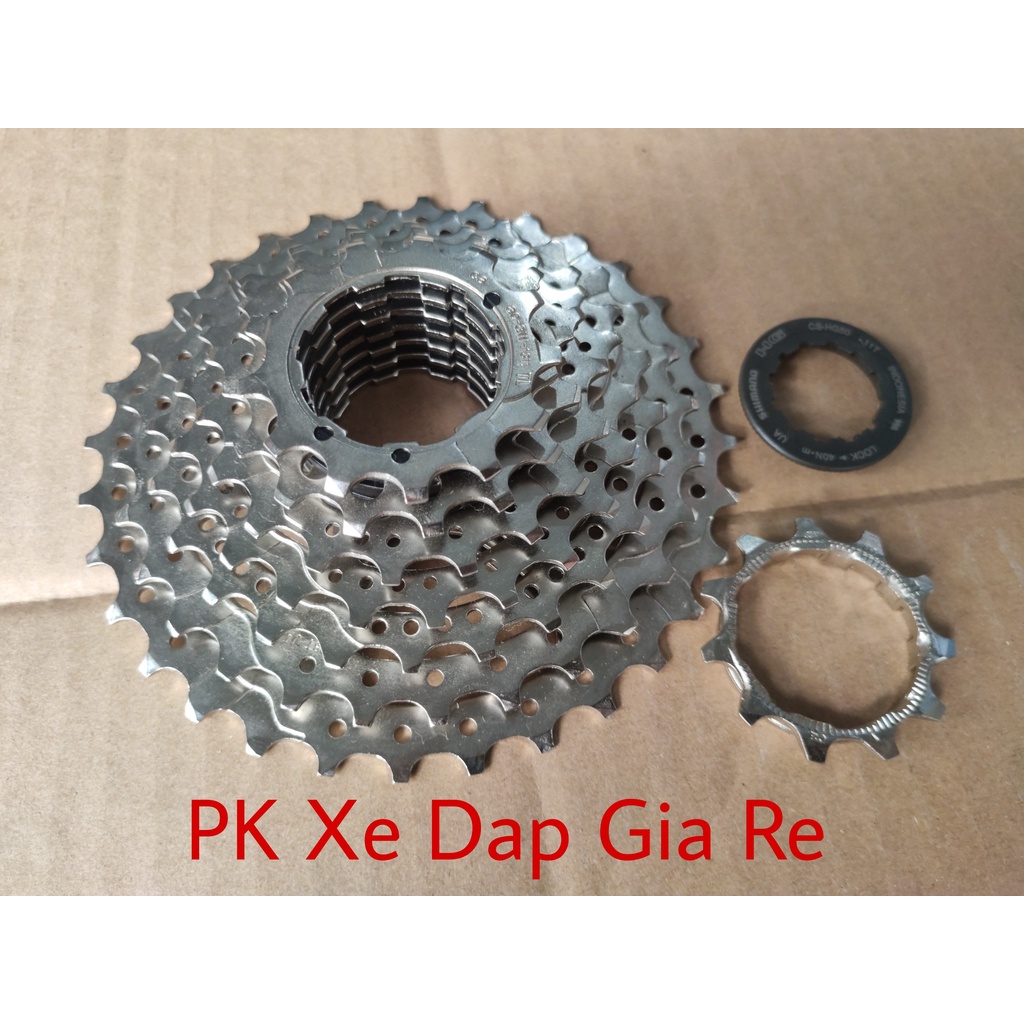 Líp thả xe đạp 8 tầng, Líp thả SHIMANO 8 speed CS HG50-8 11-32T chính hãng