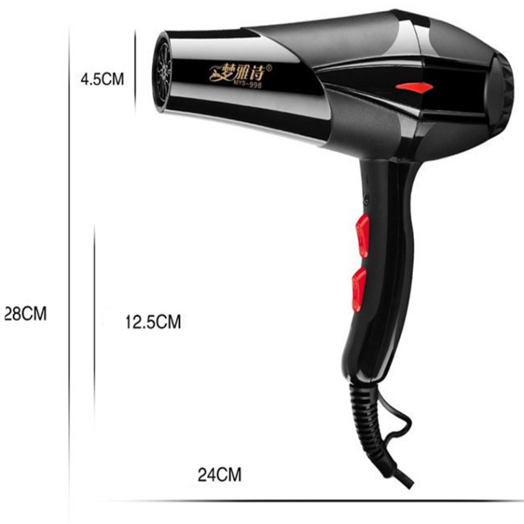 Máy sấy tóc salon tạo kiểu 2 chiều nóng lạnh hiện đại công suất lớn 3500W, hàng chính hãng dễ dàng sử dụng, BH 6 tháng