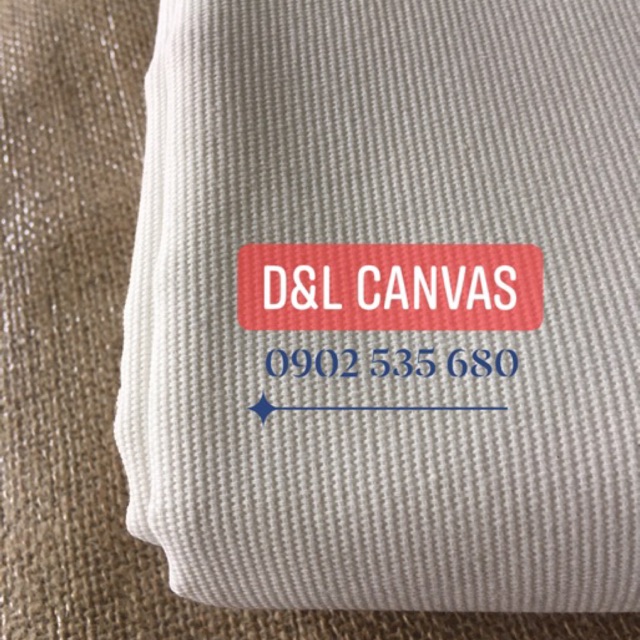 Vải bố , Vải canvas Trắng Tinh Loại Dày - Khổ 1m6