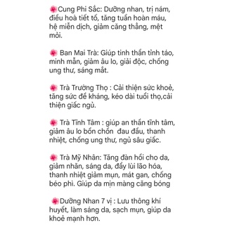 Trà thảo mộc dưỡng nhan Mộc Việt
