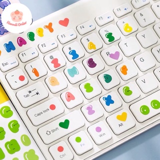 Set 2 tấm sticker chữ Alphanumeric Sticker