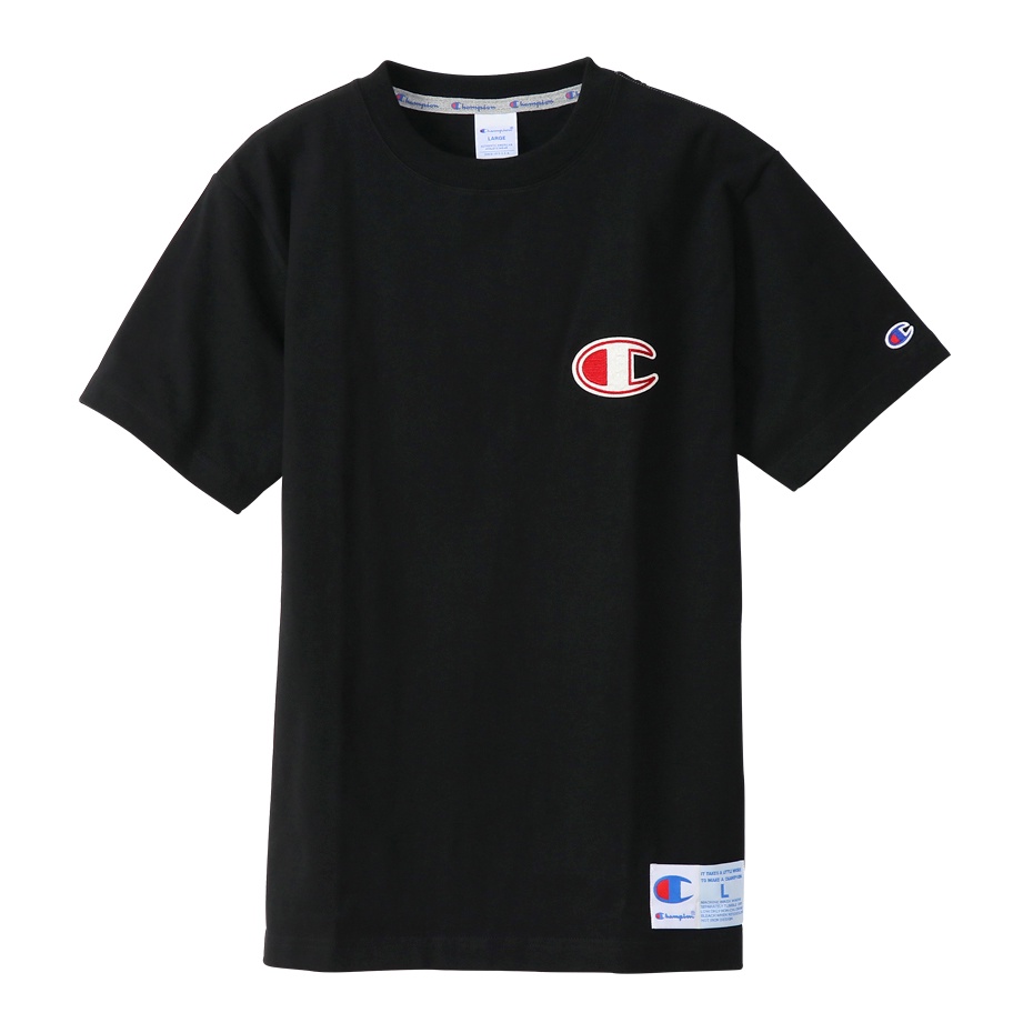 Áo Thun Nam Champion JP C Tee Màu Đen CMPC3U305BLK
