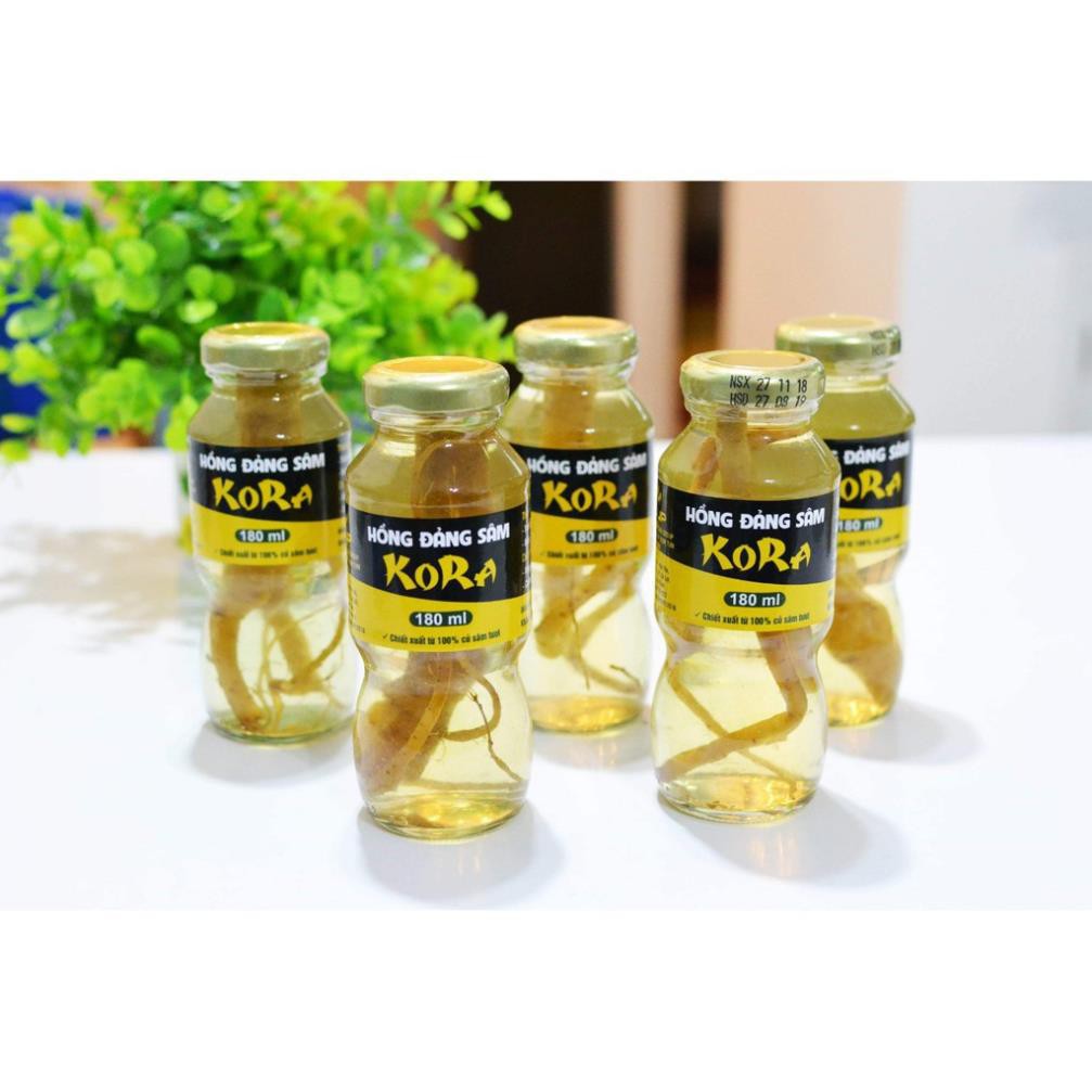 Nước Uống Hồng Đảng Sâm KoRa - Tăng Lực, Giải Rượu, Bồi Bổ Sức Khỏe VIỆT NAM