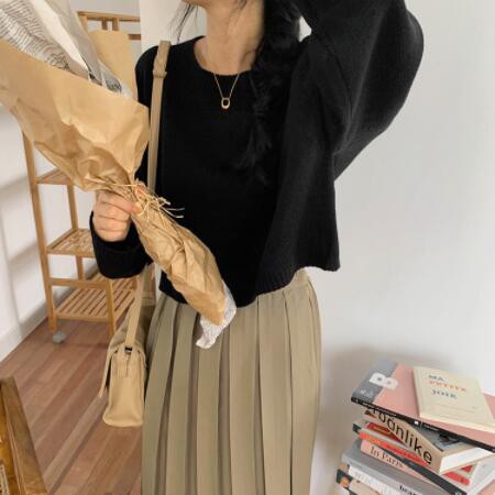 Áo Sweater chui đầu tay dài kiểu Hàn Quốc dễ thương | BigBuy360 - bigbuy360.vn