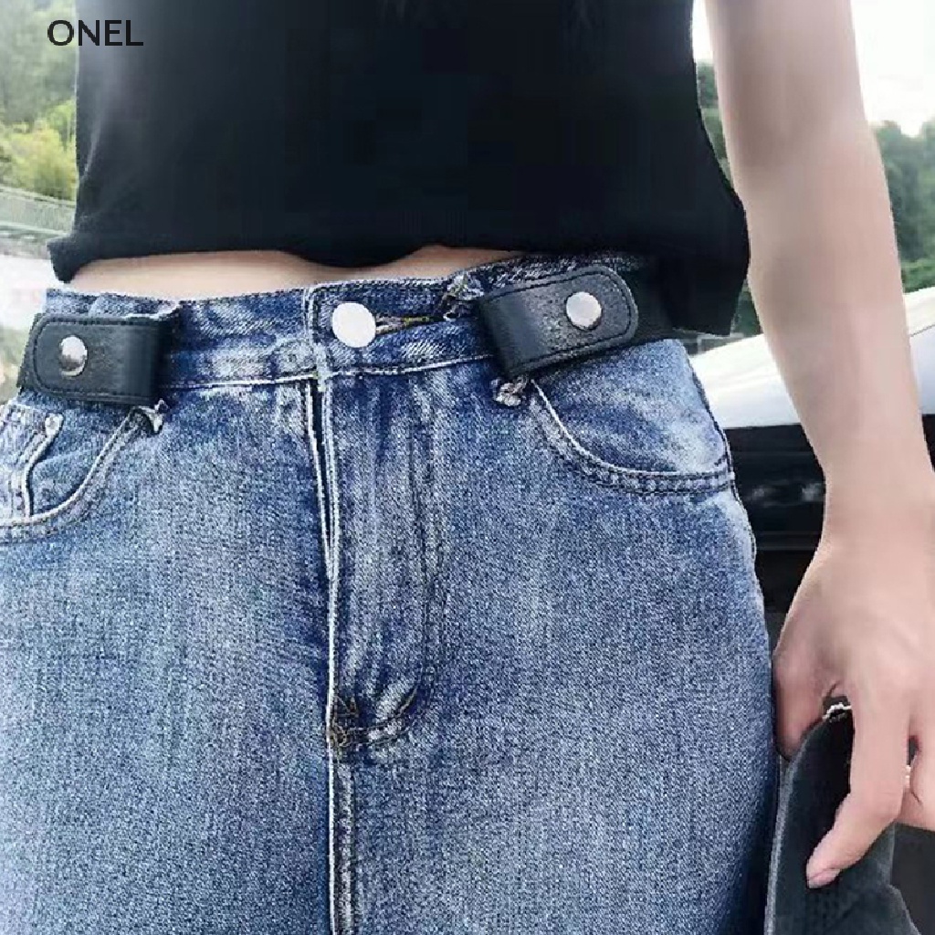Thắt Lưng Không Khóa Cài Co Giãn Cho Quần Jean