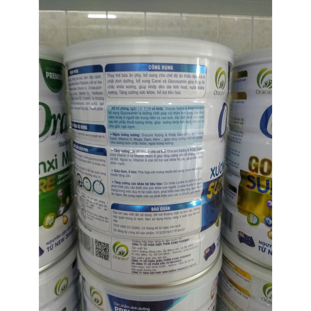 Sữa bột OraCare xương khớp 900g