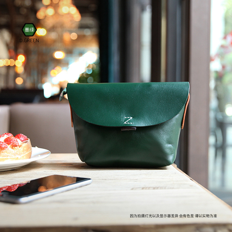 Túi xách VINTAGE bằng da thật phong cách retro đơn giản cho nữ