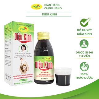 Điều Kinh PQA Giúp Bổ Huyết Điều Hòa Kinh Nguyệt, Giảm Đau Bụng Rong Kinh Hộp 125ml