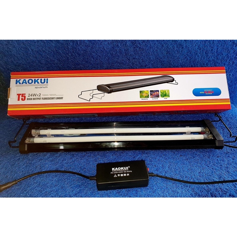 Đèn 2 Bóng T5HO KAOKUI 60cm, 90cm, 120cm, 150cm | Đèn hồ cá, hồ thuỷ sinh, Pom cá rồng