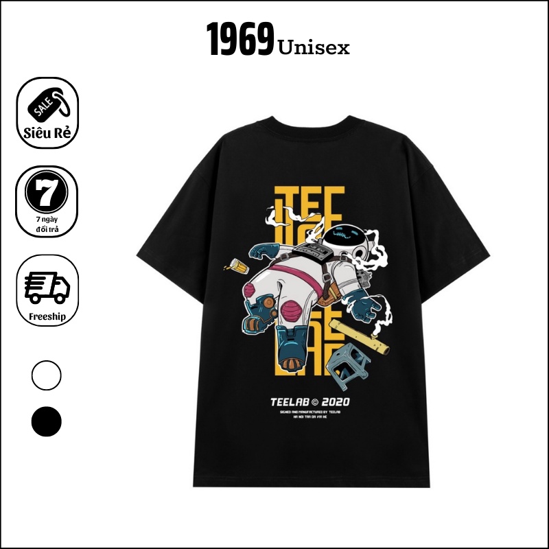 Áo Thun Nam Nữ Form Rộng Tay Lỡ 1969Unisex Áo Phông Nam Nữ 1969Unisex Form Rộng Tay Lỡ Cổ Tròn HN Trà Đá
