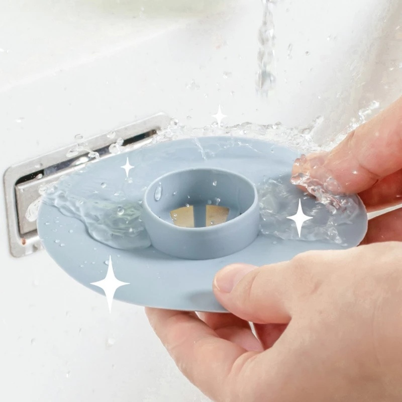 Nắp Silicon Chặn Cống Chống Tắc Nghẽn Đa Năng Siêu Bền Kiểu Hoạt Hình Tiện Dụng Cho Nhà Bếp/Phòng Tắm