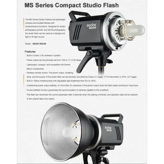 Đèn Flash studio Godox MS300