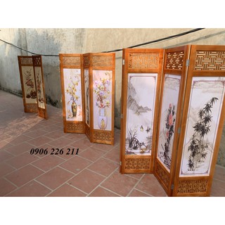 Bức Bình phong gỗ vải