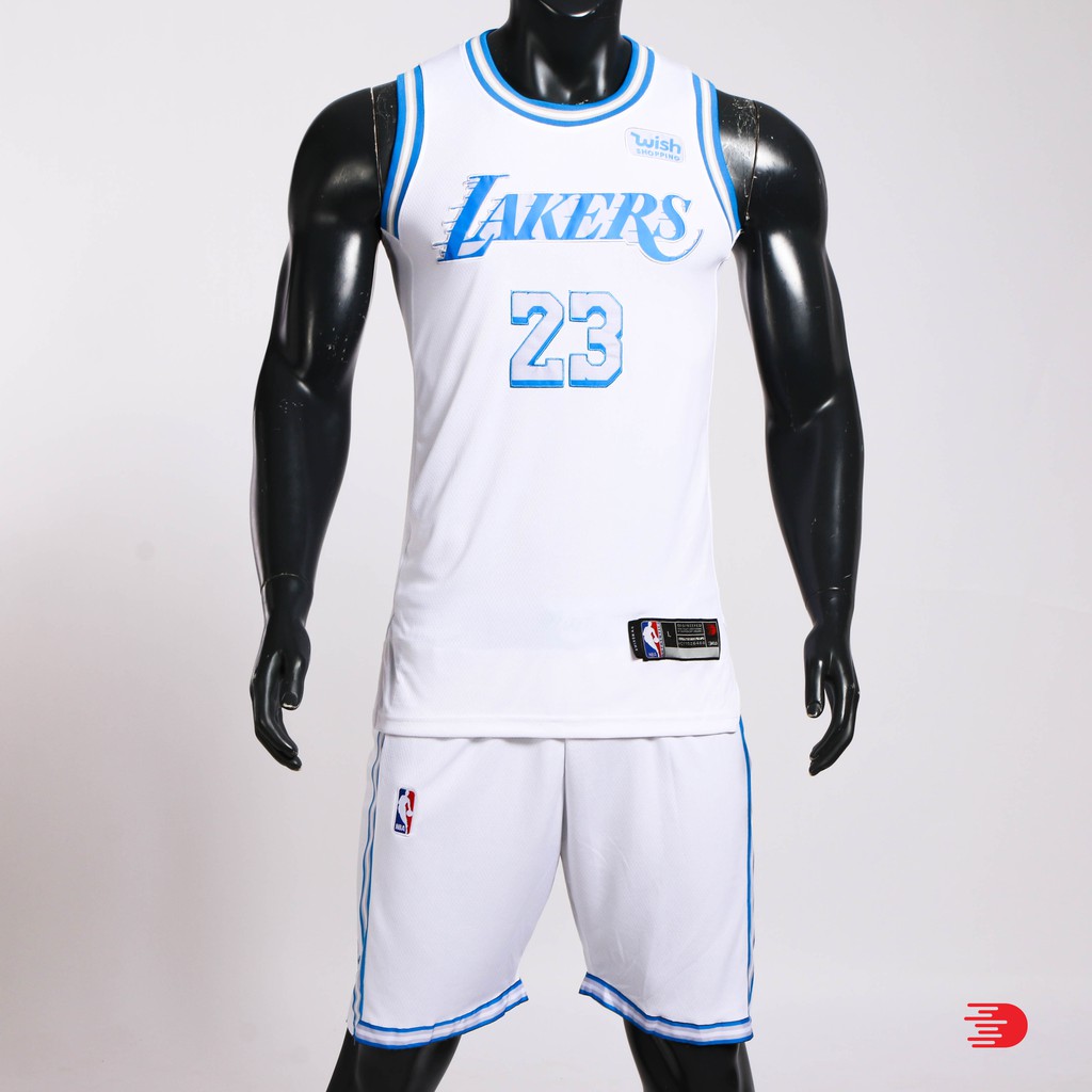 Bộ quần áo bóng rổ NBA Delo Los Angeles Lakers City Edition 2021 - Hàng Thêu