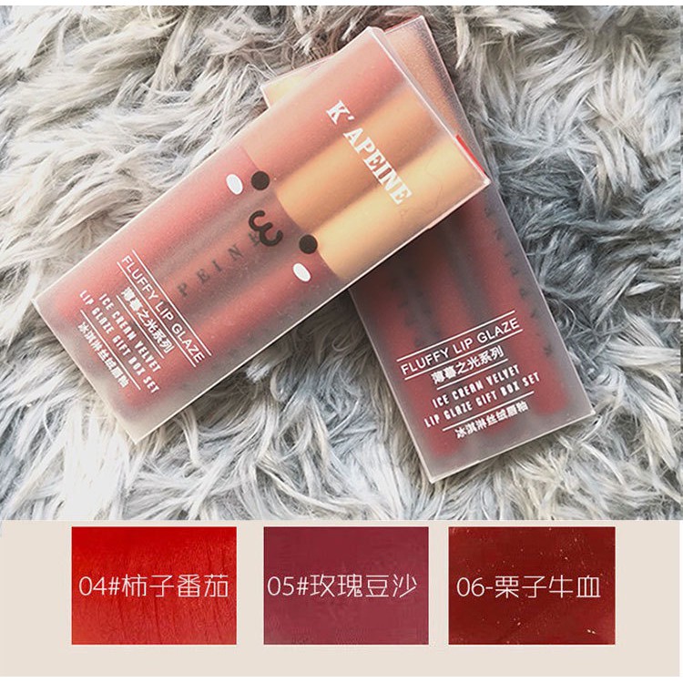 S04 Set 3 son kem lì chống thấm nước lâu trôi và lên màu chuẩn đẹp | Thế Giới Skin Care