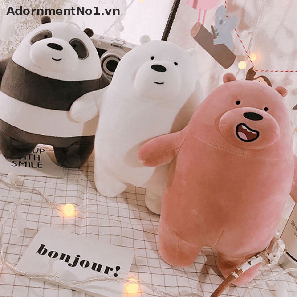 Gấu Nhồi Bông Mềm Mại Kích Thước 9inch  we bare BEARS  AdornmentNo1]