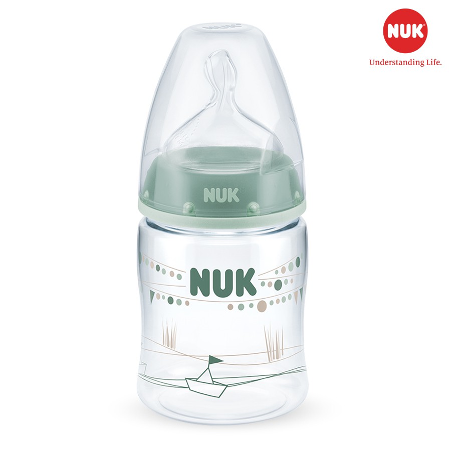 BÌNH SỮA NUK PREMIUM CHOICE+ NHỰA PA 300ML NÚM TI S1/S2 - M