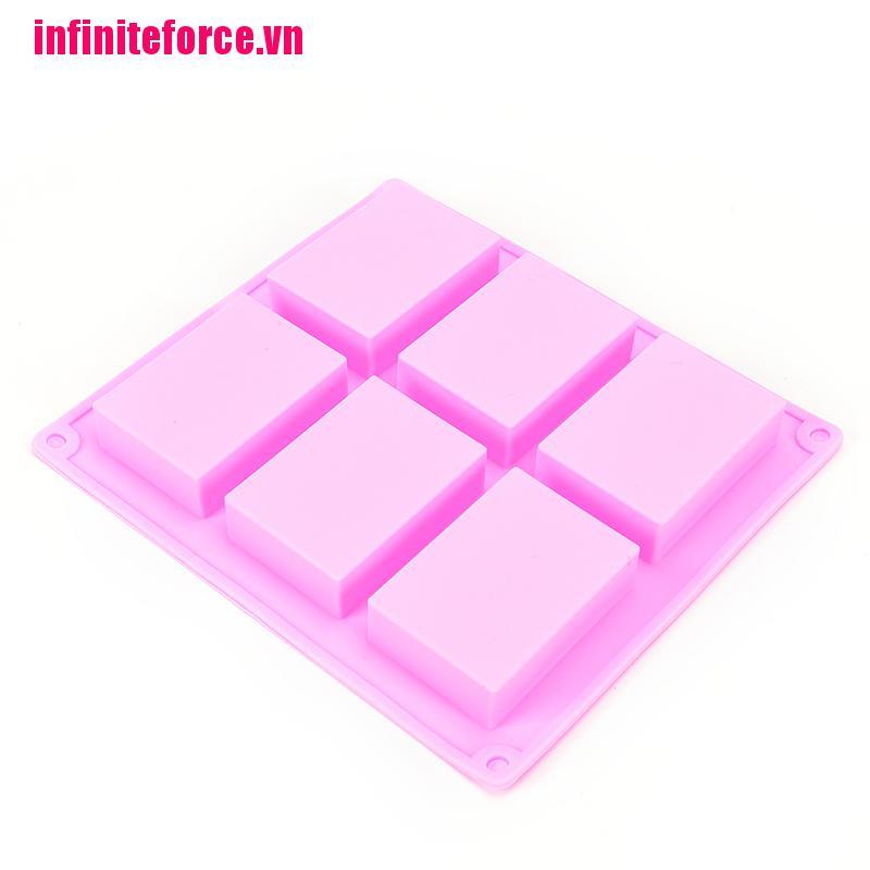 [INVN]6 company rectangular handmade soap mold