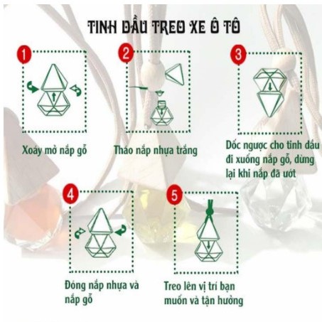 Tinh dầu treo xe Cenota 5ml