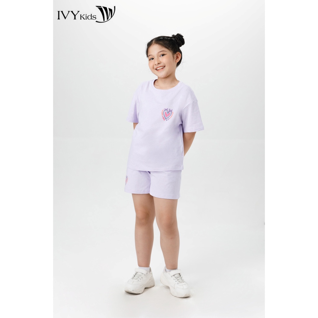 Bộ thun bé gái Cool Girl Have Fun IVY moda MS 57G1507