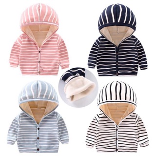 Áo khoác cotton trần bông bé gái bé trai