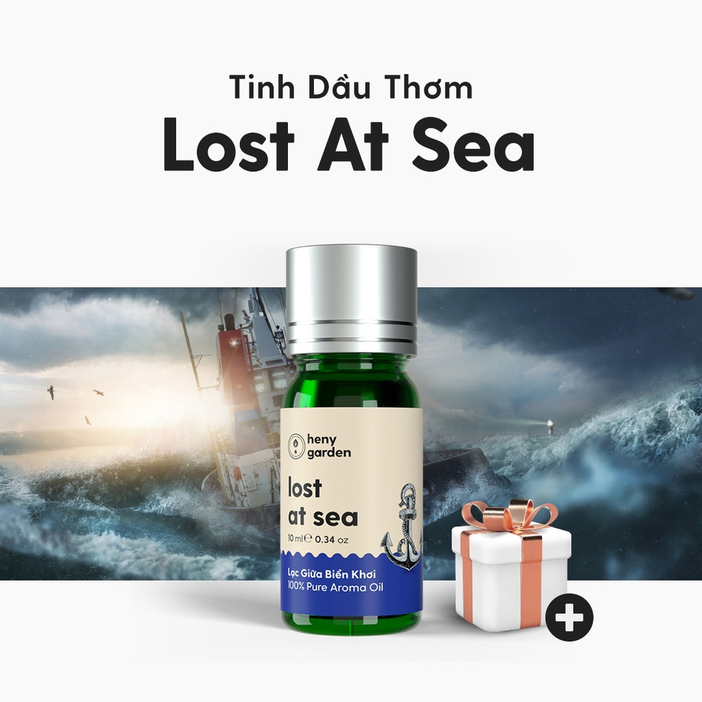 Tinh Dầu Phối Hương Lost At Sea (Hoa Muối Biển) Làm Nến Thơm, Xông Thơm Phòng HENY GARDEN