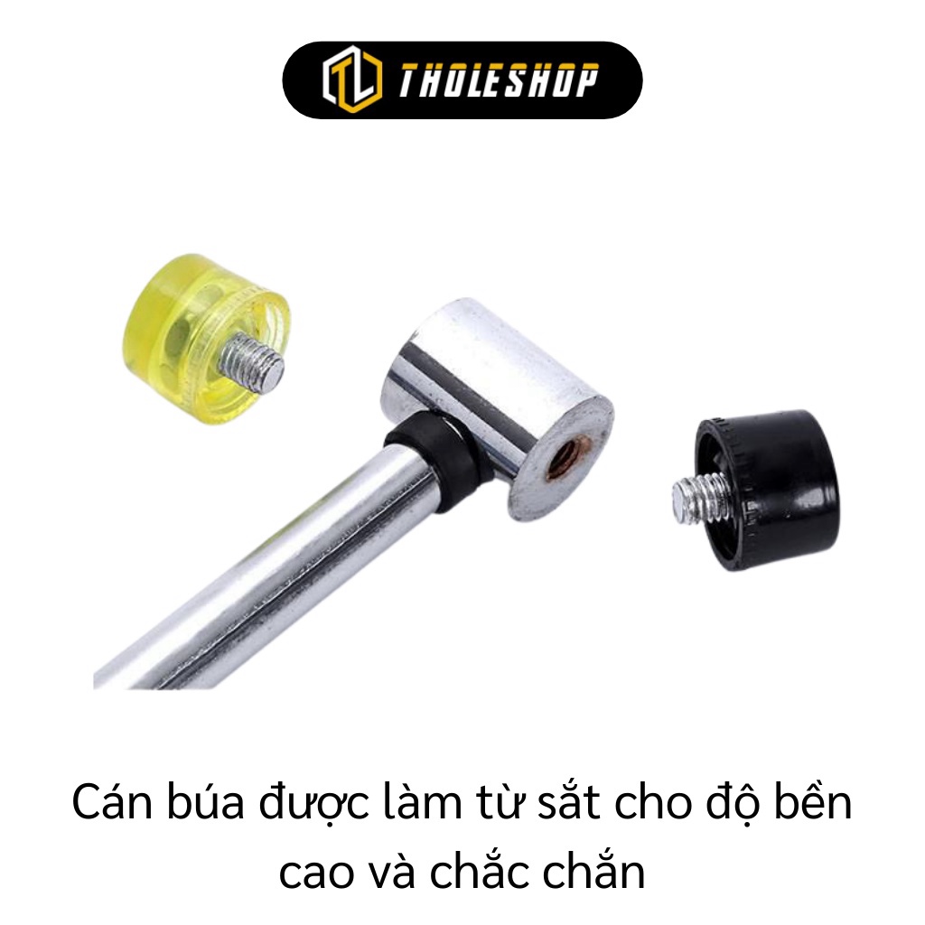 [SGD] Búa Cao Su - Búa 2 Đầu Không Phát Ra Tia Lửa, Cán Búa Làm Từ Sắt Cho Độ Bền Cao 6231