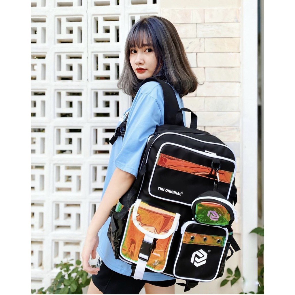 Balo TIBI đi học nam nữ ulzzang - hàng xưởng việt nam - MAYLANSTORE