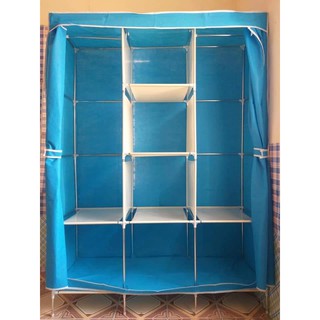 Tủ vải 3 buồng 8 ngăn khung inox