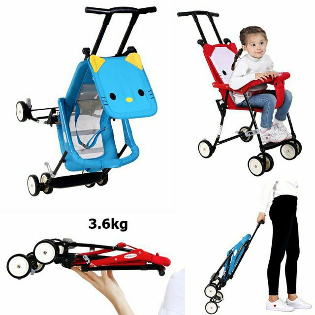 Xe đẩy du lịch Seebaby nhỏ gọn có mái che QQ1-2