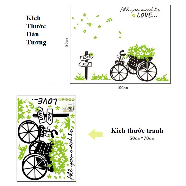 Tranh decal dán tường CHUỘT MICKEY siêu đáng yêu - Decal dán tường phòng khách️