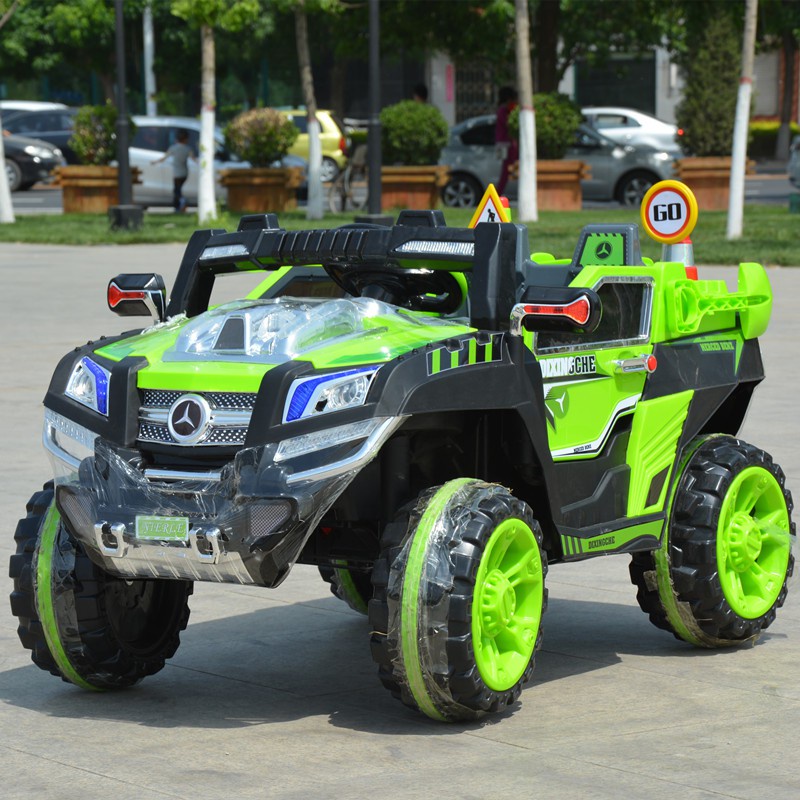 Xe ô tô điện trẻ em nel 803, mẫu ô tô điện 2 chỗ ngồi, MERCEDES NEL 803 kèm bộ đồ chơi xúc cát