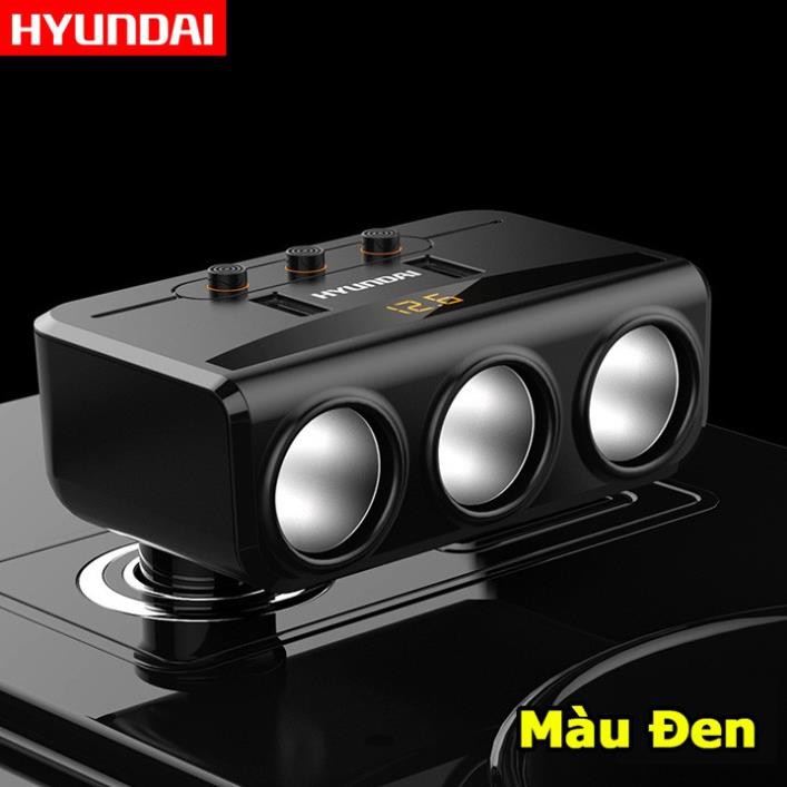 Bộ Chia Tẩu Ô Tô Hyundai HY - 29 Ra 3 Cổng Tẩu + 2 Cổng USB