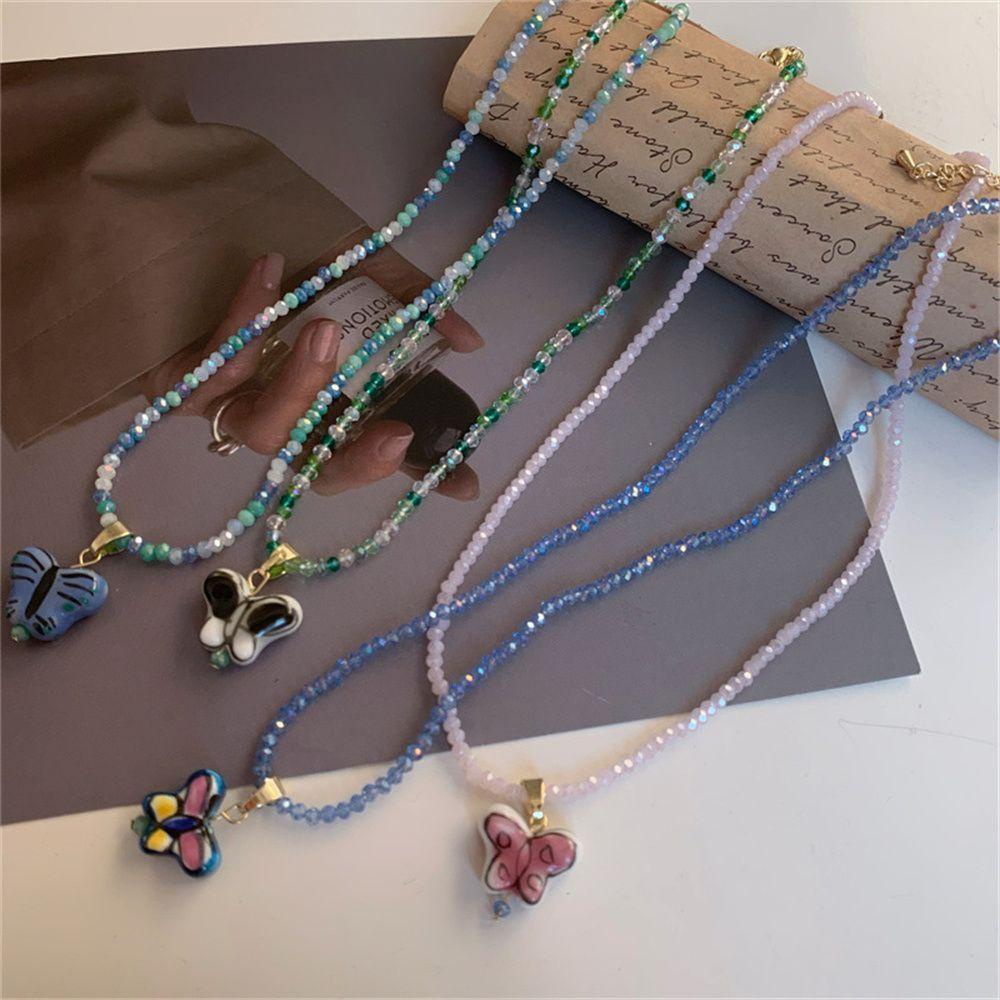 Dây Chuyền Chuỗi Hạt Dễ Thương Phong Cách Hàn Quốc Cho Nữ|Vòng Cổ Choker Thời Trang Cá Tính