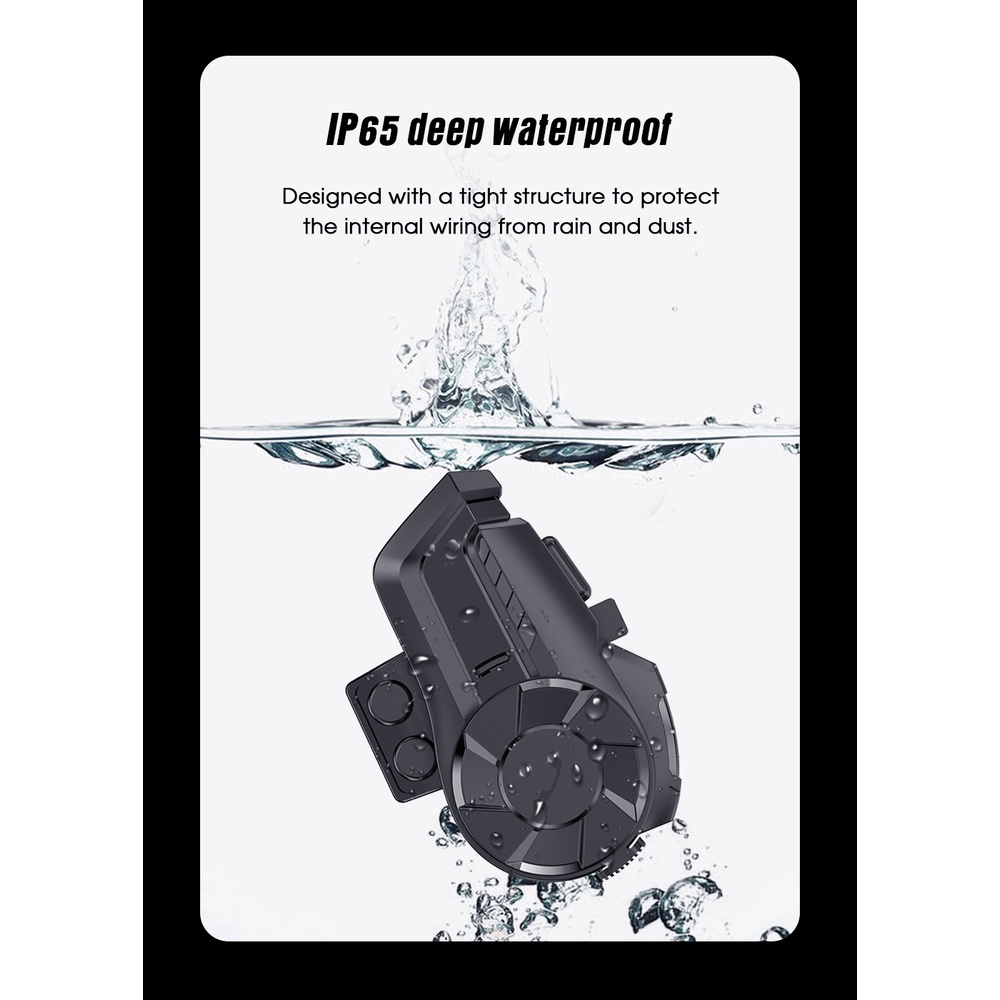 2023 Tai Nghe bluetooth 5.1 1000m 2 Tầng hysnox hy-1001 pro Gắn Mũ Bảo Hiểm Xe Máy Có Mic vs Bb pro