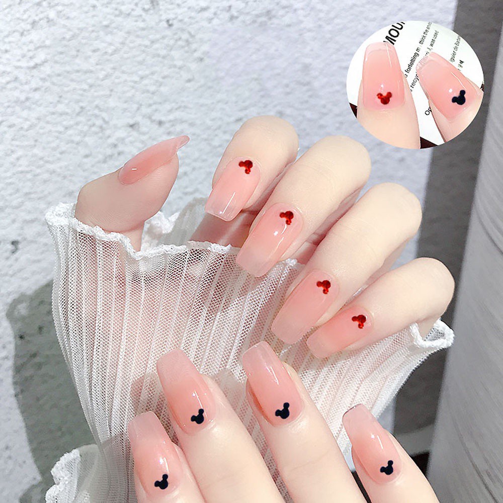 [Hàng mới về] Phụ kiện kim tuyến hình mickey nhiều màu sắc trang trí móng tay nghệ thuật