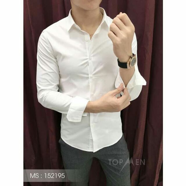 [Chỉ 1 ngày] Sơ mi lụa màu trắng kem cao cấp không nhăn, không xù, giá tận gốc | BigBuy360 - bigbuy360.vn