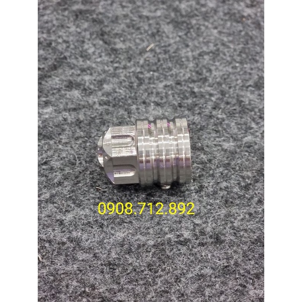 Ốc chụp dò đạp mẫu thái inox 304 không gỉ gắn mọi loại xe máy