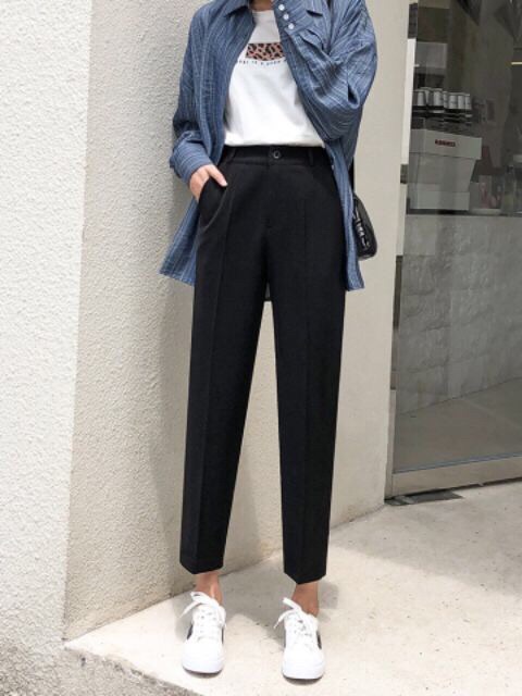 (Buôn sỉ giá tốt) QUẦN BAGGY CHUN SAU KHUY TRƯỚC