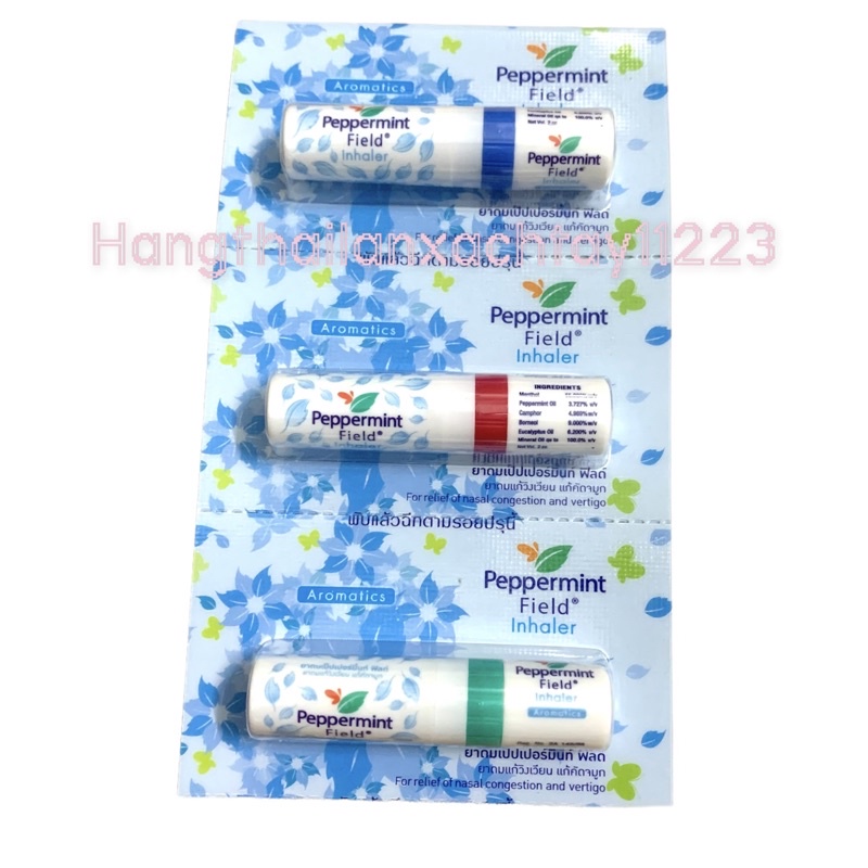 Ống hít thông mũi Peppermint Field thần thánh Thái Lan