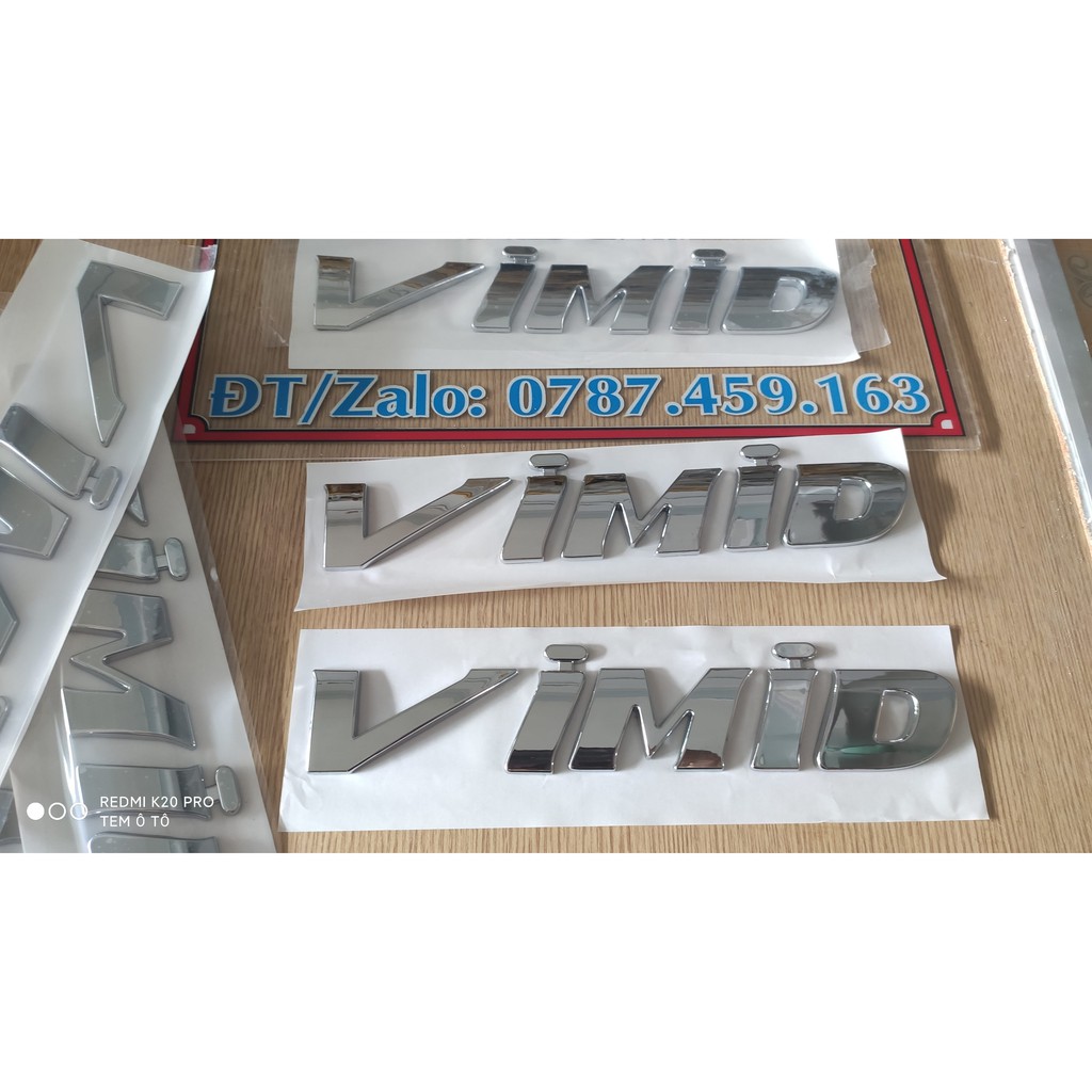 Chữ VIMID mạ crom giành cho howo