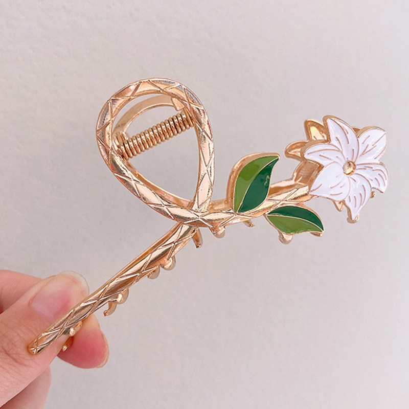 Kẹp Tóc Càng Cua Lớn Hình Hoa Cho Nữ