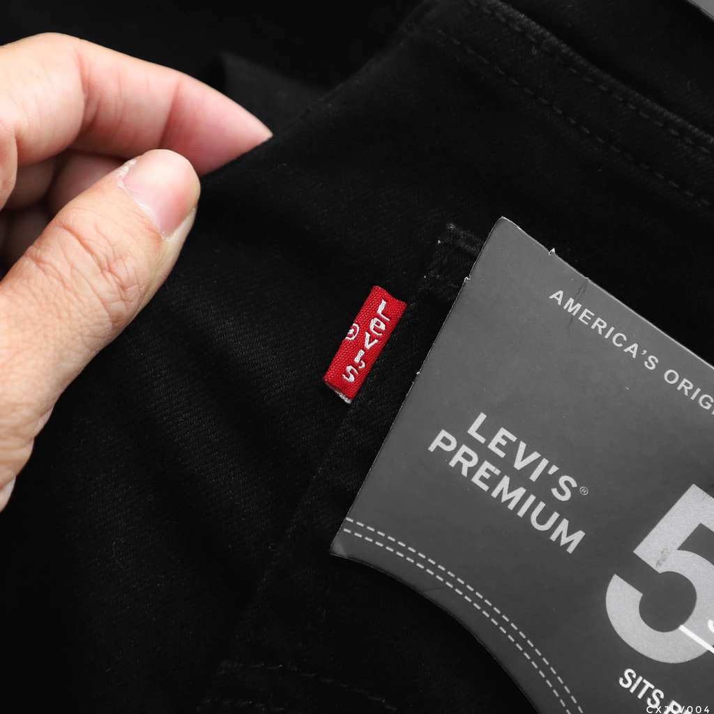 Quần Jean 𝙇𝙚𝙫𝙞𝙨 Nam 𝙇𝙚𝙫𝙞'𝙨 PREMIUM 511 CXJLV004 Màu Đen Form SlimFit Mềm Mịn Co Giãn Hàng Xuất Xịn Có Big