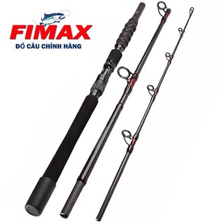 [SIÊU BẠO] Cần câu 3 khúc dài 2m4 sức tải cực khỏe. Cầu câu ba khúc câu lure, câu cá tra, các loại cá lớn tới 22kg