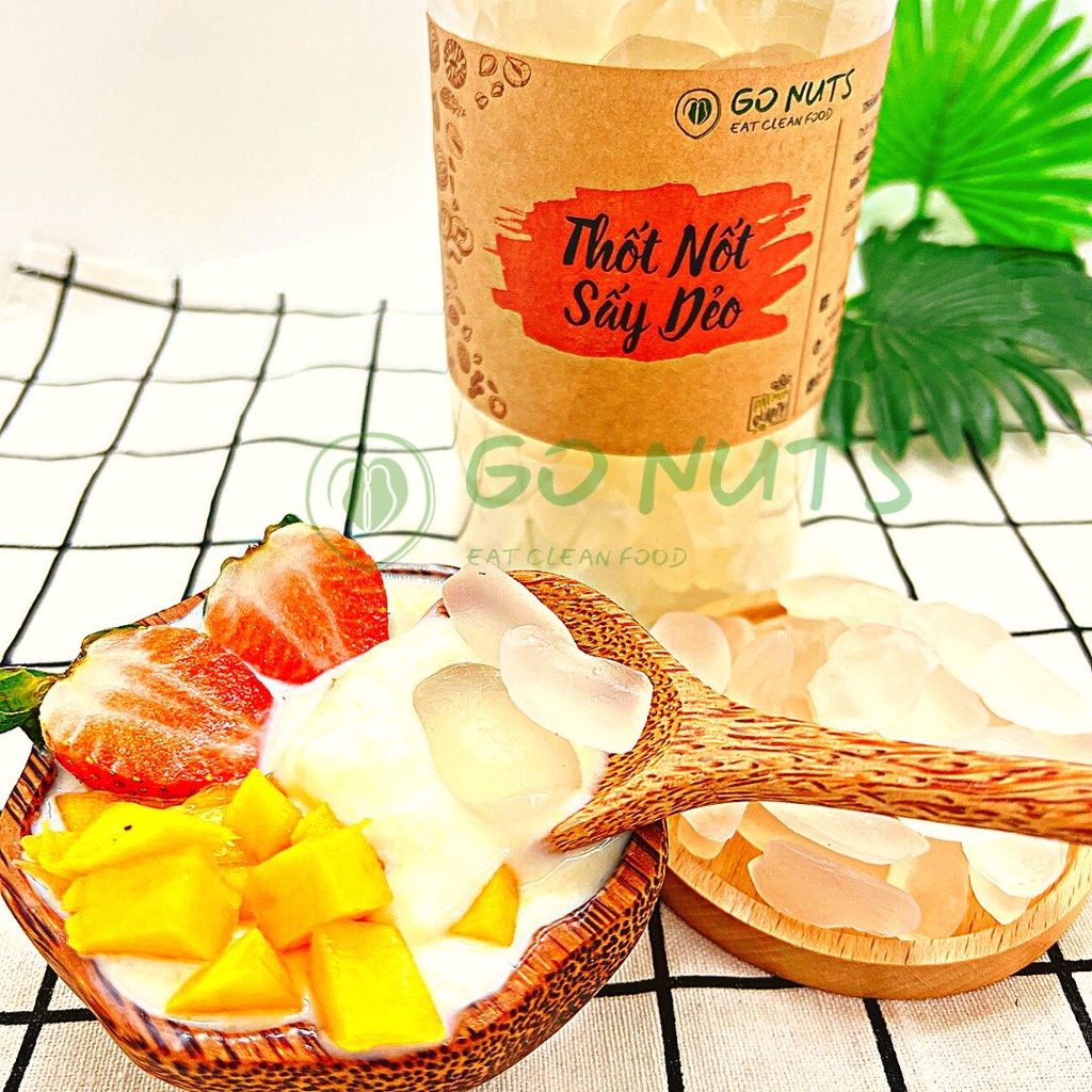 Thốt nốt sấy dẻo 500g GONUTS không đường Hoa quả trái cây sấy dẻo hỗ trợ giảm cân ăn kiêng thực dưỡng thuần chay healthy