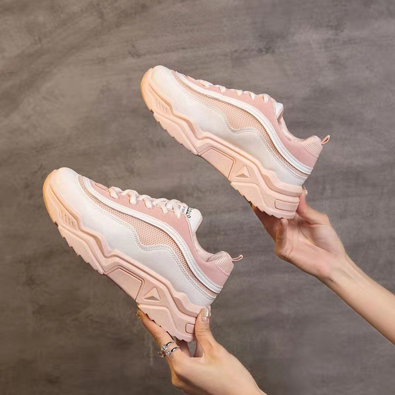 2020 mùa thu Mới Giày nữ sinh viên Hàn Quốc Hoang Dã giày cũ trong Harajuku dày bánh xốp thủy triều Giày thể thao
